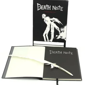 Nowy Death Note figurka Death Note L cosplay laptopa i pióro długopis książka pisanie dziennika death note book 21*15 cm