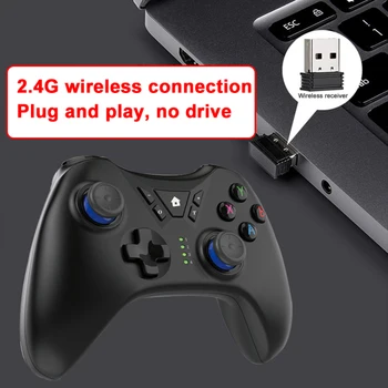 Nowy bezprzewodowy kontroler Bluetooth Gamepad do PS3 Nintendo Switch/Pro PC Android TV Box wibracje соматосенсорная dualsence