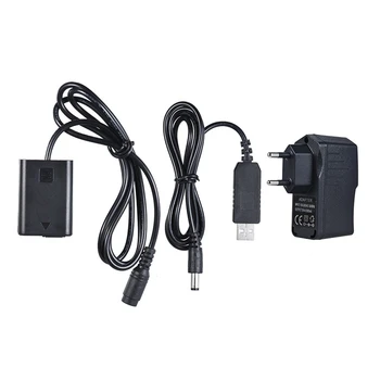 Np-Fw50 Dummy Battery + 5V 3A Usb Power Adapter Cable with Plug Power zamiennik dla: Ac-Pw20 dla Sony Nex-3/5/6/7 serii A33 A3