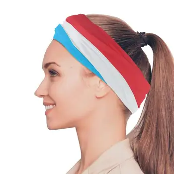 OHMYCOLOR paski flaga Serbii Headwrap Mężczyźni Kobiety nakrycia głowy pałąk szyjny chusta elastyczna Do Rag Cap magiczny chusty bandana podróży