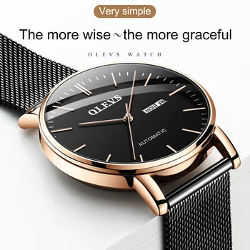OLEVS 2020 nowe mechaniczne zegarki męskie Japan Movement Luminous Automatic zegarek męski Top brand