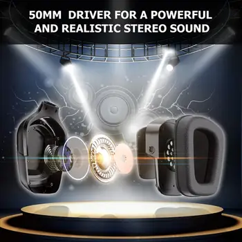 ONIKUMA K20 PS4 zestaw słuchawkowy do gier słuchawki z mikrofonem LED Light Surround Sound Bass PC Gamer słuchawki dla nowego telefonu Xbox One