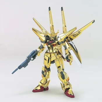 Oryginalna japońska model Gundam HG 1/144 SHIRANUI AKATSUKI SEED DESTINY GOLDEN Mobile Suit GUNDAM zabawki dla dzieci