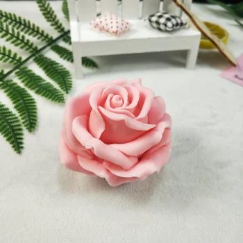 PRZY Rose Silikonowa forma bukiet róż 3D mydło formy kwiat ciasto do formy dekoracji glina żywica czekolada świeca pieczenia narzędzia