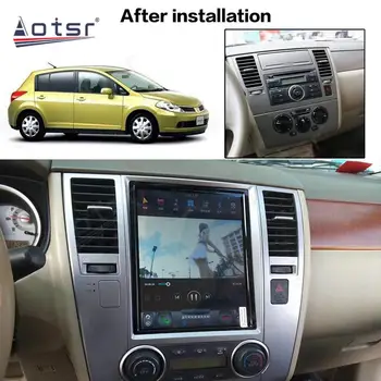 PX6 Tesla ekran dla 2008-2011 Nissan Tiida Versa Android 9.0 4+128G odtwarzacz auto audio GPS Navi Radio stereo rejestrator głowicy