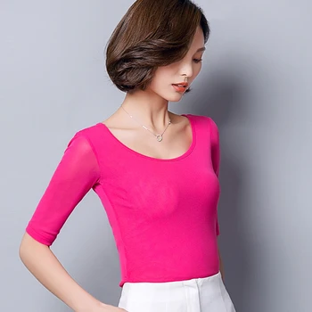 Plus Rozmiar Bluzki Damskie 2020 Połowa Jesień Rękawy Szyfonowa Bluzka Koszula Koreańskiej Casual Luźna Elegancka Damska Bluzka Topy Biały Różowy