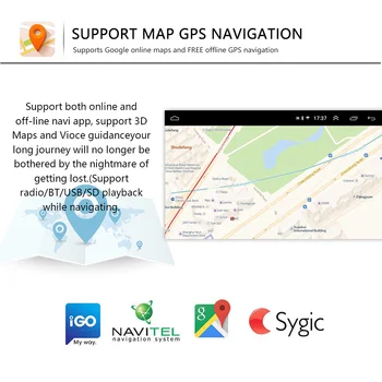 Podofo 9 calowy radio samochodowe nawigacja GPS Android 8.1 Mp5 odtwarzacz multimedialny do VW Volkswagen SKODA GOLF POLO PASSAT JETTA TIGUAN