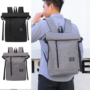Podróżny plecak męski biznes plecak torby szkolne Studencka torba trend moda prosty wodoodporny otwarty plecak torba młodzieżowa