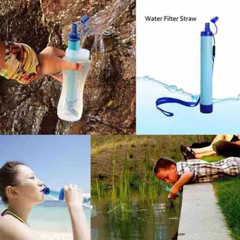 Przenośny Basen Oczyszczania Wody Kemping, Turystyka Awaryjne Życie Przetrwanie Przenośny Odkurzacz Filtr Do Wody, Aby Usunąć Bakterie Filtrowania
