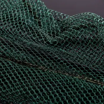 Przenośny stop aluminium 1.5/1.7/2.1 m wyjmowane trójkątne składane sieci rybackie Fly Fishing Hand Dip Net sprzęt wędkarski wędkarskie narzędzie