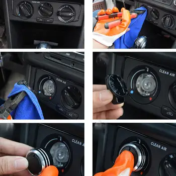 Przełącznik pokrętła klimatyzacji do Nissan CUBE Versa Note E12 Micra grzejnik uchwyt klimatyzacji przełącznik uchwytów