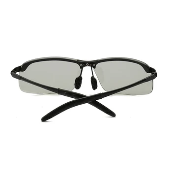 Psacss kwadratowe okulary mężczyźni Fotochromowego marka projektant jazdy Wędkarstwo okulary męskie wysokiej jakości metalowa ramka lustro UV400
