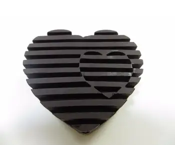 QT0071 Love Ridges Soap Mold heart shape Soap Mold formy silikonowe formy do świec czekoladowe formy silikonowe formy do szminki gliniane formy