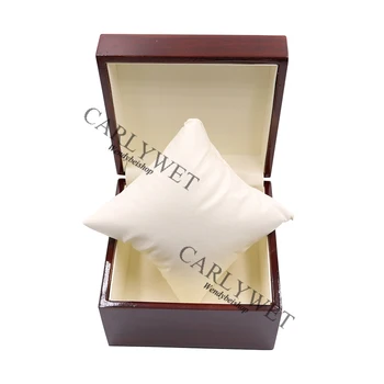 Rolamy Hurtowa moda luksusowe drewniane zegarki pudełko do przechowywania biżuterii etui pudełko z poduszką dla Rolex, Omega, IWC Breitling Tudor
