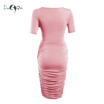 Różowe sukienki dla kobiet w ciąży Ciąża kobiet owinąć dla kobiet w ciąży Bodycon sukienka karmienie piersią sukienki do karmienia w ciąży Vestido