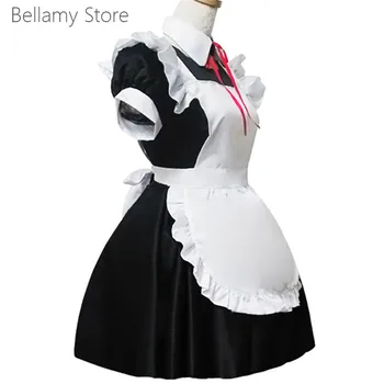 Ręcznie Lolita koronki potargane spódnica super słodki i dość cosplay kostium pokojówki