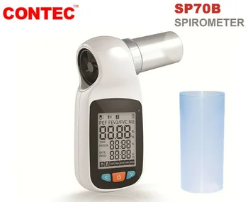 Ręcznie spirometr Lungenvolumenfunktion Bluetooth Testgerat z спирометром freies theater Mundstuck SP70B