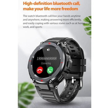 S25 Smart Watch Men Bluetooth Call Offline Music Sport Heart Rate Monitor IP67 Wodoodporny Smartwatch 400Mah dla Androida i iOS