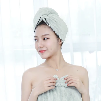 SINSNAN damskie ręczniki super chłonne ściereczki do naczyń łazienka zagęścić włosy w ręcznik miękka owijka do głowy dla dorosłych makijaż kosmetyki ręcznik