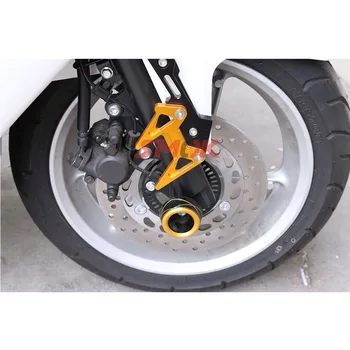 SMOK uniwersalny skuter motocykl spadek przedni widelec koła wypadku suwak spadek ochrona dla Tmax 500 Nmax 155 Xmax 125 AK550