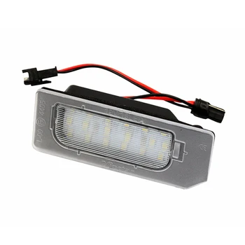 SUNKIA New LED License Plate Lamp for Mitsubishi ASX LED Signal Light with Built-in Canbus Highquality Chips 2 szt./kpl.