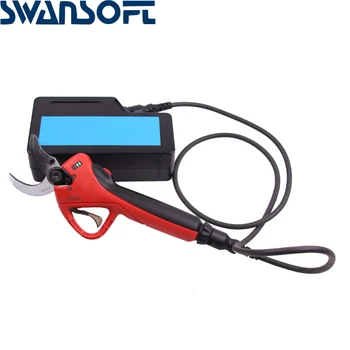 SWANSOFT Finger protection elektryczne nożyce do cięcia 40 mm nożyce do przycinania bateria litowa ogrodowy sekator