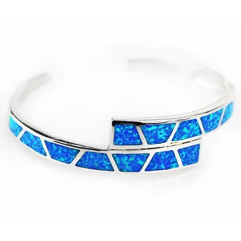 SZ0058 charakterystyczne bransoletki z niebieski opal i bransoletki dla kobiet w biżuterii OL Style Party Accessories