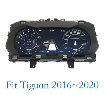 Samochodowa deska rozdzielcza prędkościomierz czujniki deska rozdzielcza monitor LCD mil do Volkswagen VW Tiguan 2016 2017 2018 2019 2020