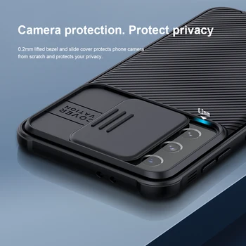 Samsung Samsung Galaxy S21Ultra Case NILLKIN CamShield Case Slide Camera Protection tylna pokrywa dla Samsung Galaxy S21 Plus dla S21