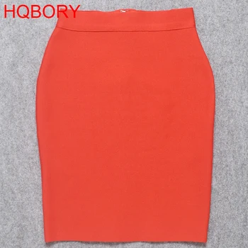 Sexy Red 2018 Women ' s Newest Style Bodycon mini Length High Waist Bandage Skirt