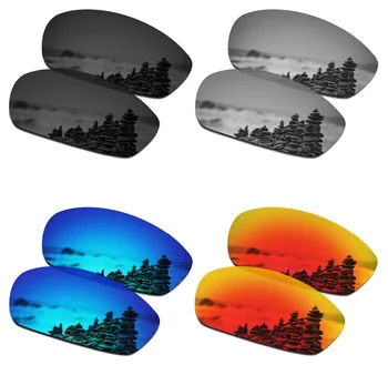 SmartVLT 4 pary okulary polaryzacyjne wymienne soczewki dla Oakley Straight Jacket 2007 - 4 kolory