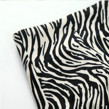 Spódnice damskie Zebra w paski drukowane mini-slim spódnica zamek Sexy moda Wysoka Talia meble wszystko-Mecz koreański styl retro panie