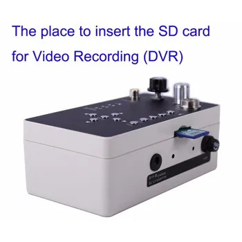Sterownik wideo Sparepart DVR kamery inspekcji rur kanalizacyjnych 7D1 z kartą 8GB (tylko blok sterowania DVR)