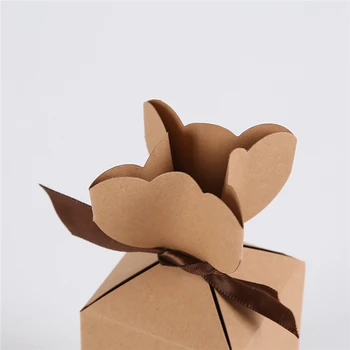 StoBag 20szt Biały papier pakowy twórcza ślubne pudełko czekoladek ogon ryby Wazy Whit Taśma dekoracje ślubne pudełko do pakowania cukierków