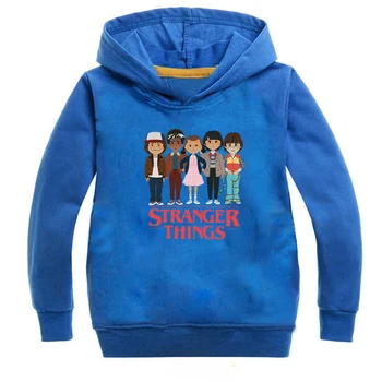 Stranger Things eleven Hoodies Boys Girls Hoody Toddle Baby Sweatshirts odzież Dziecięca dziecięca zimowa slim casual odzież sportowa płaszcz