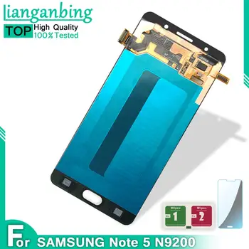 Super AMOLED LCD do SAMSUNG GALAXY Note 5 LCD N9200 N920F N920G Display Touch Screen Digitizer Assembly zamiennik dla note5