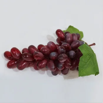 Sztuczne winogrona fałszywe owoce winogrona Concord dekoracji wyroby 60 szt sztuczne owoce
