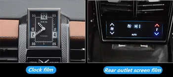 TPU Car Styling GPS Navigation Dashboard Screen stalowa folia ochronna Clock film dla DS 2018 DS7 Control of LCD Screen Sticke