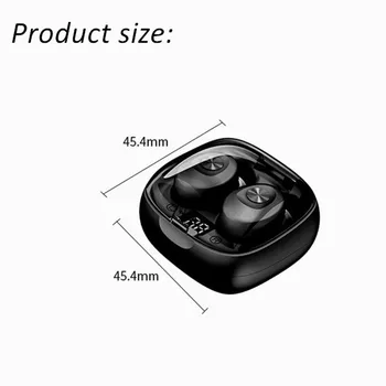TWS bezprzewodowe słuchawki stereo słuchawki sportowe, słuchawki Power Digital Display One-key Control Bluetooth 5.0 z mikrofonem dla Xiaomi