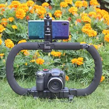 Telefon komórkowy lustrzanka zdjęcia uchwyt przenośny klatka Królik anti-shake uchwyt do GoPro Canon Nikon IPhone DV