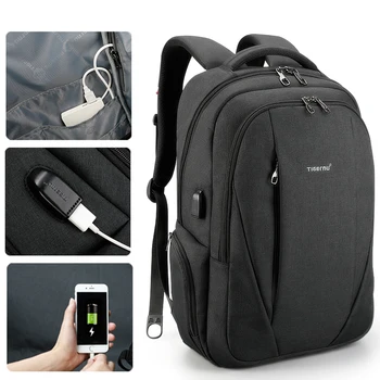Tigernu wielofunkcyjny USB szybkie ładowanie 15.6 laptop plecaki mężczyźni противоугонный plecak torby szkolne dla młodzieży, kobiet, Mężczyzn Mochila