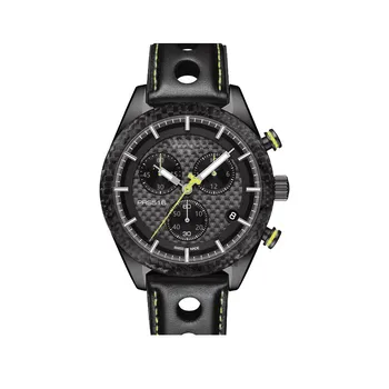 Top Brand Chronograph wodoodporne męskie zegarek data skóra kwarcowy zegarek mężczyźni Carbon Case&Dial-Tis-sot 1853 zegarek dla mężczyzn
