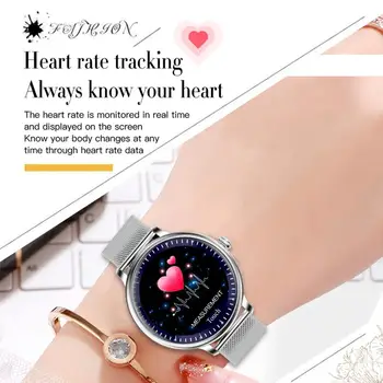 Torntisc 2020 nowe damskie zegarek damski bransoletka monitor rytmu serca IP67 wodoodporny zegarek dla kobiet dla ios Android
