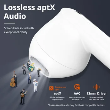 Tronsmart Onyx Ace TWS słuchawki Bezprzewodowe, słuchawki Bluetooth, 5.0 z bezpłatnym silikonowymi okładki