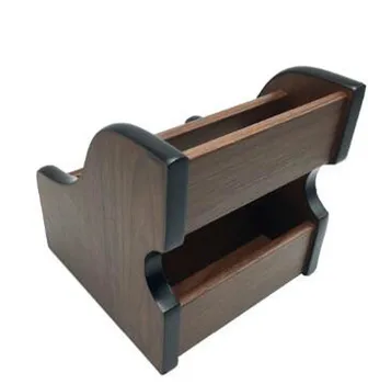 Twórcza drewniana deska pilot zdalnego sterowania szuflada do przechowywania telefon nóż uchwyt stolik podstawka stołowa prasowania szuflada do przechowywania brązowy MJ902