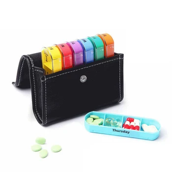 Tygodnik 7 dni pill organizer 28 siatek pojemnik do przechowywania pill box medicine box organizer case portfel medicine box