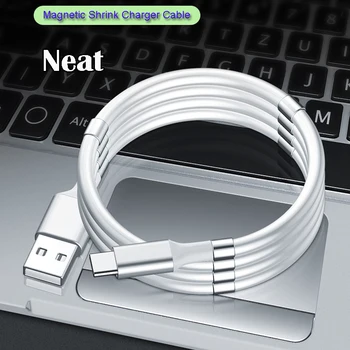 USB C kabel do ładowania Typ C magnetyczna shrink wchłanianie iP Micro USB Supercalla kabel szybkie ładowanie Huawei HTC Apple Data Cord