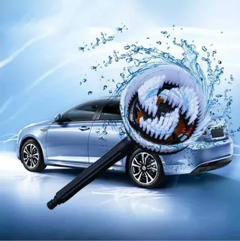 Uniwersalne okrągłe Obrotowe lusterko do mycia samochodów i czyszczenia okien może być bezpośrednio podłączone do pistoletu wysokiego ciśnienia i kran kranu