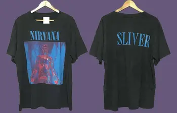 Vintage 90S Nirvana Sliver rzadka t-shirt rozmiar S 2Xl wydanie wznowione