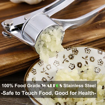 WALFOS Hot Stainless Steel Kitchen Squeeze Tool Alloy Crusher czosnku prasy owoce i warzywa narzędzia do gotowania przybory kuchenne